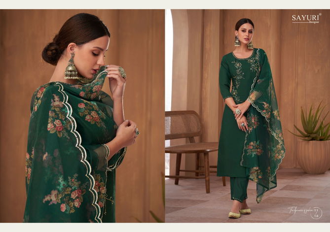 Sayuri Saffron Heavy Festive Wear Wholesale Designer Salwar Suits Catalog